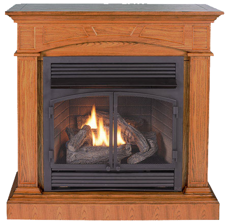 FREE STANDING FIREPLACES WITH MANTLE
